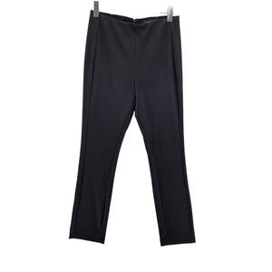 Rag & Bone Simone Skinny Pants Size 10 Black Sateen High Rise Stretch Cropped